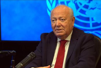 Miguel Ángel Moratinos, the Special Envoy to Combat Islamophobia and the High Representative for the United Nations Alliance of Civilizations (UNAOC), during an interview with UN News.